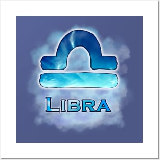 Libra  Zodiac sign Posters and Art